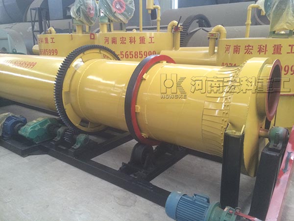  山東的客戶，您采購(gòu)的0.8x6m雞糞烘干機(jī)已發(fā)出